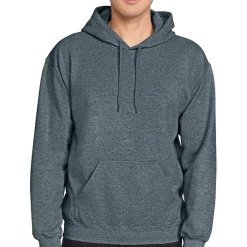 Hustle And Heart NC Embroidered Items Custom Script Font Embroidered Hooded Sweatshirt/Hoodie With Your Town/City And Zip Code