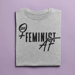 Hustle & Heart NC Feminist AF Graphic Tee LGBTQIA+ Pride/Equality