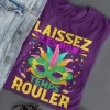 Hustle & Heart NC Laissez Les Bon Temps Rouler Mardi Gras Graphic Tee