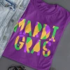 Hustle & Heart NC Mardi Gras Diamonds Graphic Tee