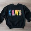 Hustle And Heart NC Kaws Colorful Graphic Tee Colorful Block Mascots