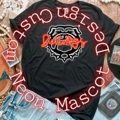 Hustle & Heart NC Custom Neon Mascot Design Neon Mascots