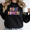 Hustle And Heart NC Ridge Runners Colorful Graphic Tee