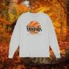 Hustle & Heart NC A-D Basketball Team Name Long Sleeves Basketball Designs