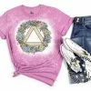 Hustle & Heart NC Alcoholics Anonymous Floral Triangle - SUBLIMATION TRANSFER