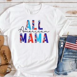 Hustle & Heart NC All American Mama Screenprint Transfer