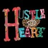 Hustle & Heart NC Allegiant Volleyball Club Faux Glitter Leopard Circle Designs