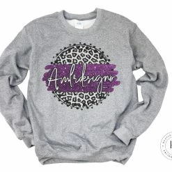 Hustle & Heart NC Amlrdesigns Purple And White