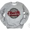 Hustle & Heart NC Anoka Tornadoes Maroon And White Customizable Name Tees