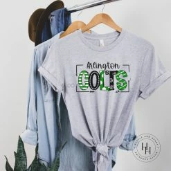 Hustle & Heart NC Arlington Colts Doodle Graphic Tee School Doodle Designs