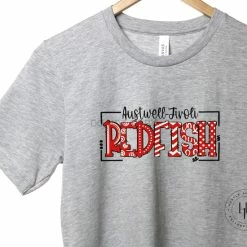 Hustle & Heart NC School Doodle Designs Austwell-Tivoli Redfish Doodle Graphic Tee