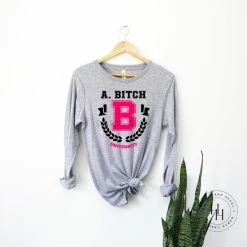 Hustle & Heart NC B University Graphic Tee NSFW & Adult Humor