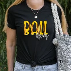 Hustle & Heart NC Ball Mom (Softball) Graphic Tee