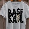 Hustle And Heart NC Baseball Lightning Bolt Graphic Tee Lightning Bolt Designs