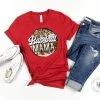 Hustle & Heart NC Baseball Mama Graphic Tee
