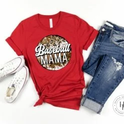 Hustle & Heart NC Baseball Mama Graphic Tee