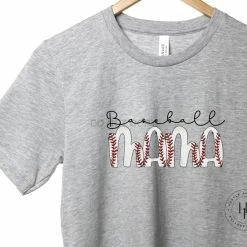Hustle & Heart NC Baseball Mama Graphic Tee