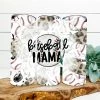 Hustle & Heart NC Baseball Mama Baseball In The Center Completed 20oz Skinny Tumbler