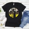 Hustle & Heart NC Baseball Softball Leopard Monogram Graphic Tee