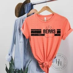 Hustle & Heart NC Bears Varsity Screenprint Transfer Transfers