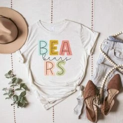 Hustle & Heart NC Transfers Bears Water Color- SUBLIMATION TRANSFER