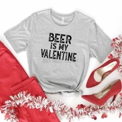 Hustle & Heart NC Beer Is My Valentine Graphic Tee