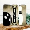 Hustle & Heart NC Tumbler Of The Week Best Dad Ever Bowling Completed 20oz Skinny Tumbler