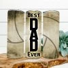 Hustle & Heart NC Best Dad Ever Volleyball Completed 20oz Skinny Tumbler Tumbler Of The Week