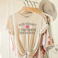Hustle & Heart NC Bless Her Heart It's Southern For NSFW & Adult Humor