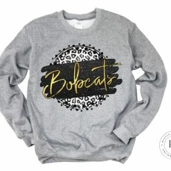 Hustle & Heart NC Bobcats Black And Gold