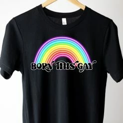 Hustle And Heart NC Born This Gay Pride Graphic Tee