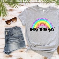 Hustle And Heart NC Born This Gay Pride Graphic Tee