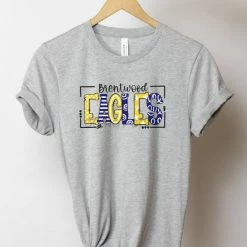 Hustle & Heart NC Brentwood Eagles Doodle Graphic Tee