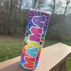 Hustle & Heart NC Bright Mama Completed 20oz Skinny Tumbler