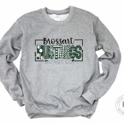 Hustle & Heart NC Brossart Mustangs Doodle Graphic Tee