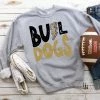 Hustle And Heart NC Bulldogs Black And Gold Lightning Bolt Graphic Tee Lightning Bolt Designs