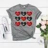 Hustle & Heart NC Valentine's Day Bulldogs Conversation Heart Graphic Tee