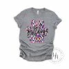 Hustle & Heart NC Transfers Bulldogs Multicolor Aztec Paw Print Screenprint Transfer