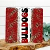 Hustle & Heart NC Tumbler Of The Week Bulldogs Red/Black Completed 20oz Skinny Tumbler