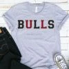 Hustle And Heart NC Bulls Red/Black Faux Chenille Letters Graphic Tee Faux Chenille And Glitter Letter Patch Tees