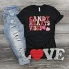Hustle & Heart NC Candy Hearts Vibes Graphic Tee
