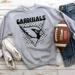 Hustle & Heart NC Transfers Cardinals Triangle Mascot Screenprint Transfer