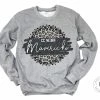 Hustle & Heart NC CC Winn Mavericks Faux Glitter Leopard Circle Designs