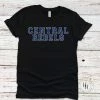 Hustle And Heart NC Faux Chenille And Glitter Letter Patch Tees Central Rebels Royal Blue Faux Chenille Letters Graphic Tee