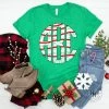 Hustle & Heart NC Christmas Tree Cake Monogram Graphic Tee