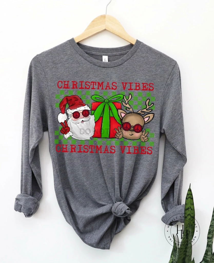 Hustle & Heart NC Christmas Vibes Graphic Tee