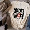 Hustle And Heart NC Coach's Wife Lightning Bolt Graphic Tee