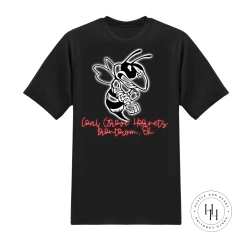 Hustle & Heart NC Neon Mascots Coal Grove Hornets Neon Mascot