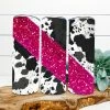 Hustle & Heart NC Tumbler Of The Week Cow Hide Completed 20oz Skinny Tumbler