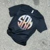Hustle & Heart NC Crime Scene Monogram Graphic Tee